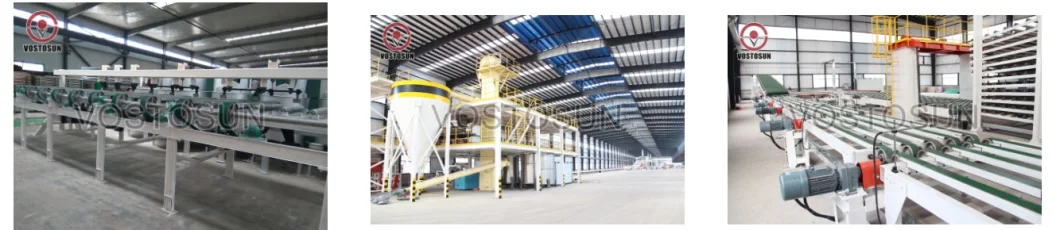 Gypsum Manufacturing Process Automatic Production Line for Gypsum Board