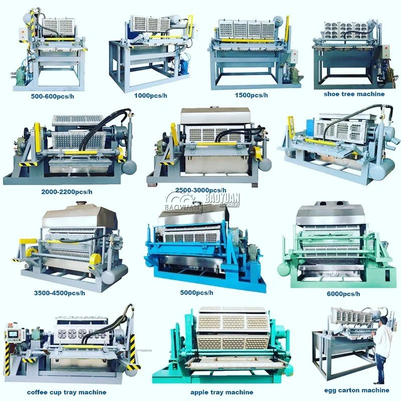 Factory Price Egg Tray Making Machine Production Line Egg Carton Making Machine Paper Pulp Products for Packaging Industry