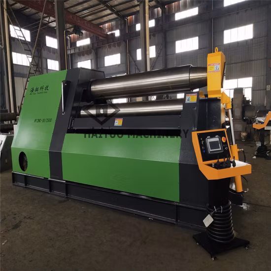 W12nc 4ローラープレートベンディングマシン